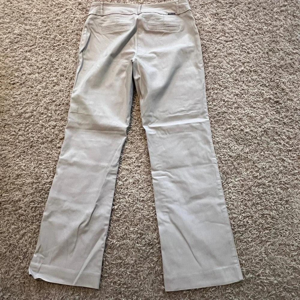 Rekucci Stone Ease In To Comfort Straight Leg Pants RE17S4 Womens 12P Khaki Tan - Picture 5 of 5